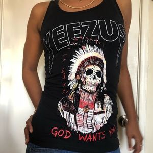 Yeezus Black Tank